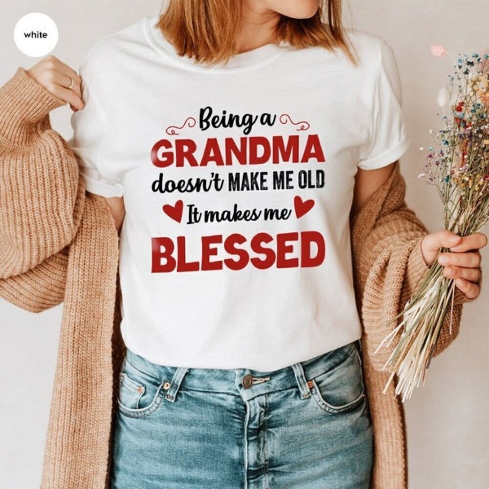 Grandma Shirt Grandma Gift Mothers Day Gift Blessed Grandma Tee